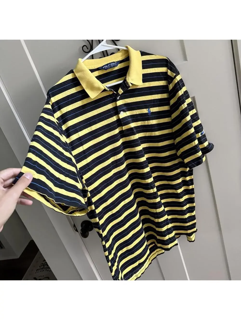 💛 Polo Golf Ralph Lauren Striped Rugby Polo Shirt